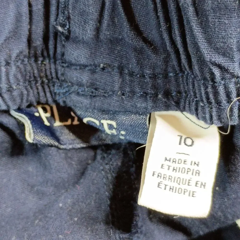 Lot of 4 The Children’s Place Boys Cargo Jogger Pants Size 10 Navy Black Khaki
